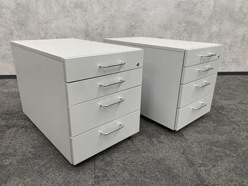 2x VS - sertare mobile din lemn - 4 sertare