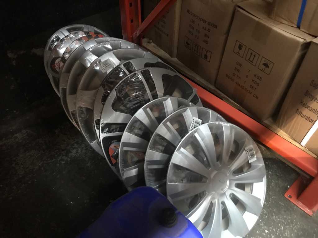 batch of various wheel covers