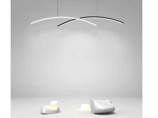 2 x Bo LED design pendel lamp zwart