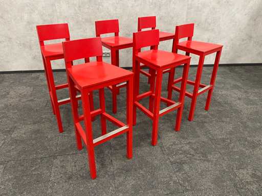 6x Lensvelt AVL - design barkruk ZH81