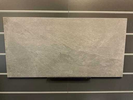 Ascot – Delikatny kamienny glina – 60 x 120 cm – 50m2 płytki podłogowe