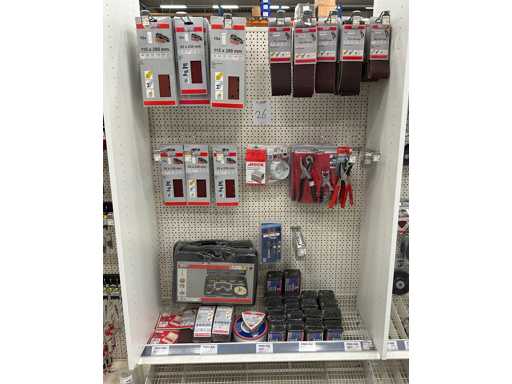 Série de bandes de ponçage et de perceuses à trous