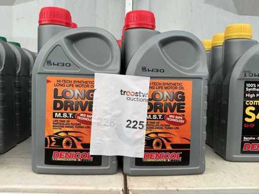 Denicol Fassungsvermögen 1 Liter SAE 5W30 Hi-Tech synthetisches Motoröl (10x)