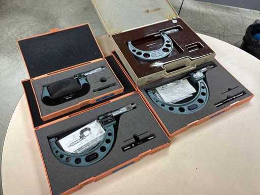 Mikrometry Mitutoyo (4x)