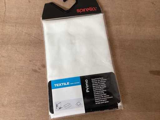 Spirella Primo white Shower curtain 180x200 cm (62x)