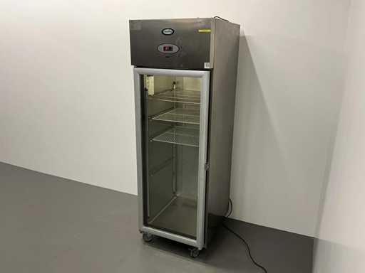 Foster - PROG600H-A - Mobiele RVS Glasdeurkoelkast
