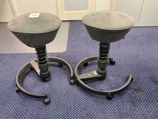 Swopper Aeris verrijdbare kruk (2x)