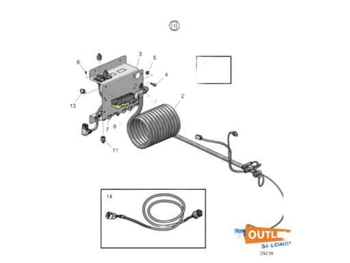 Volvo Penta Getriebekabelbaum für IPS-Motoren – 22805364