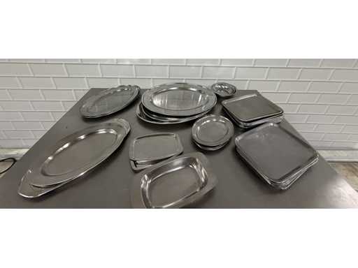 Buffet Bowls en acier inoxydable (35x)