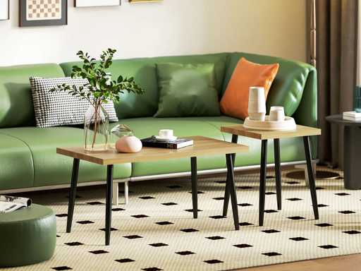 Ensemble de 2 tables basses 