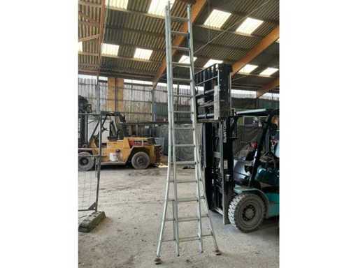 Échelle coulissante solide 2x14