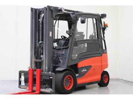 Linde - 2020 - E50HL-01/600 - 1530 Hours - 4.37M Plywood, Free-Lift, Side-Shift - Forklift