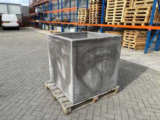 Flower box concrete - Anthracite - 100 x 100 x 100cm 