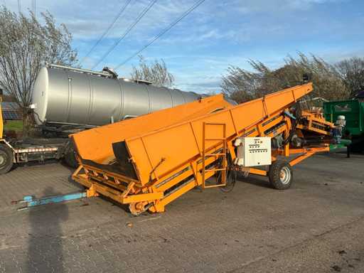 Dema-construction de citerne de pommes de terre / trémie réceptrice de 2,4x5 avec courroie d’ascenseur