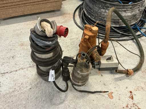 Pompa dell'acqua sporca (3x)