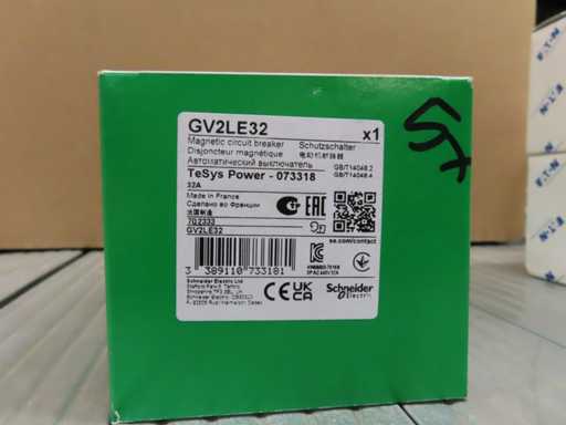 Schneider - GV2LE32 - Interrupteur d’alimentation (5x)