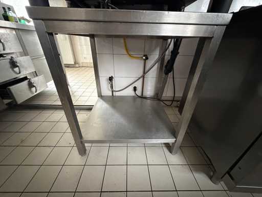 Tavolo da lavoro in acciaio inox
