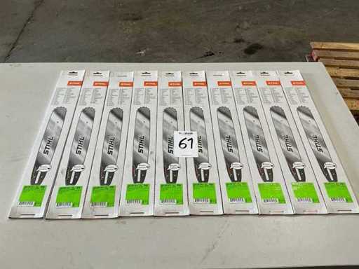 Barre à tronçonneuse 10x Stihl 3003 008 6813
