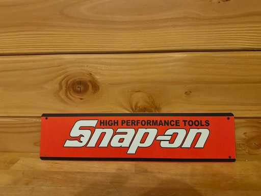 Metal advertising sign 40x10cm