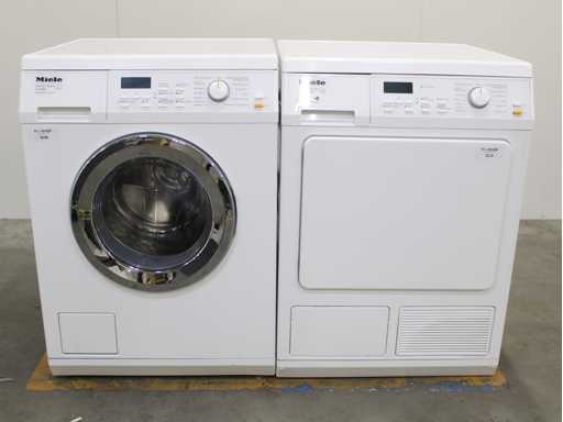 Miele W 5965 SoftCare System Waschmaschine & Miele T 8967 WP SoftCare System EcoComfort Trockner