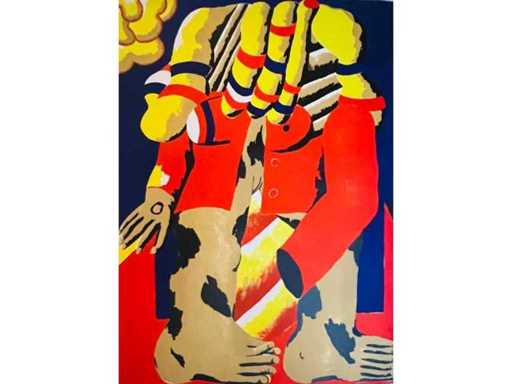 Horst Antes - Amsterdammer - colour screen printing