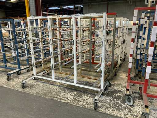 Doppelseitiger Querlenkarm-Materialtransportwagen (10x)