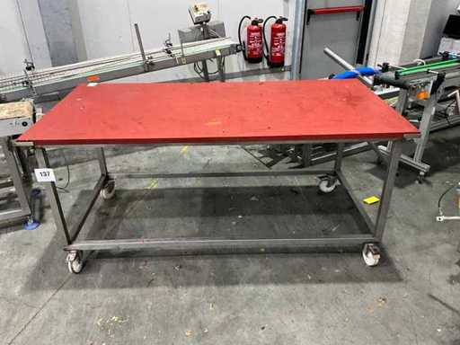 Stainless steel work table