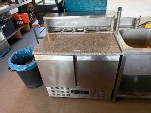 Combisteel gekoelde pizzawerkbank / saladette