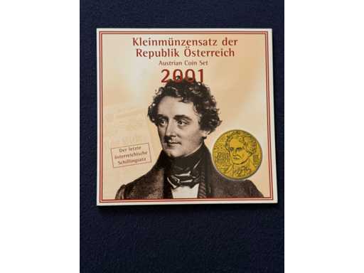 Piccolo Set di Monete Austria 2001 Schilling