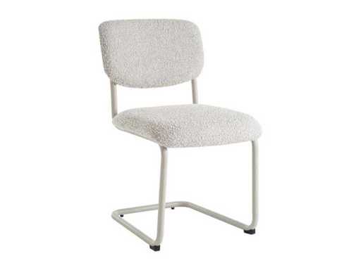 fonQ - Fotoliu de dining Fero - Boucle - Bej - Scaun de dining (6x)