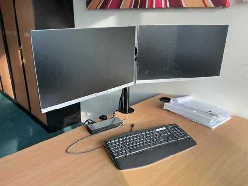 HP - HSA-B005DS - Docking station with screens