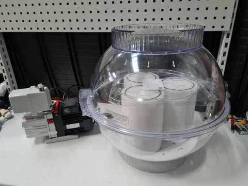 Laboratoriumdroger met gasinlaat