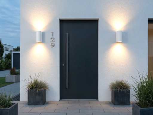  Lampe murale GU10 en duo raccords étanche (16x)