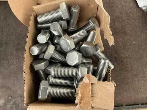 M 16 x40 bulloni esagonali in acciaio inox, 25 pezzi/scatola (4x)