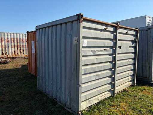 Recipient de construcție rapidă galvanizat + raft