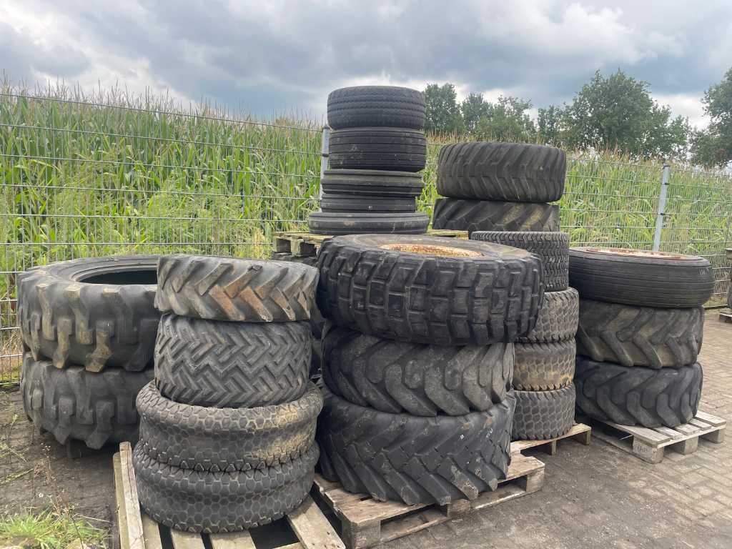Various agricultural/earthmoving tyres