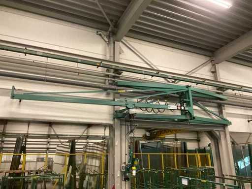 2009 Muyen VA115 Construcție macara cu foc pe perete