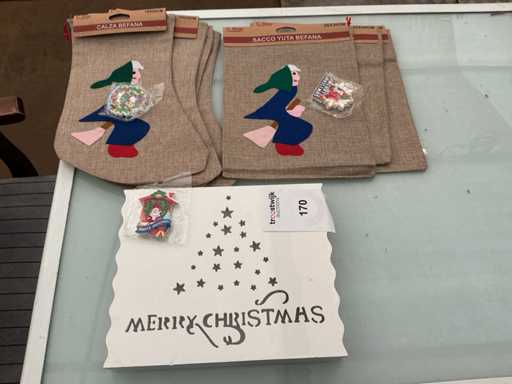 Weihnachtsdekoration für Partys.