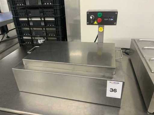 Plateau à thème chocolat en acier inoxydable