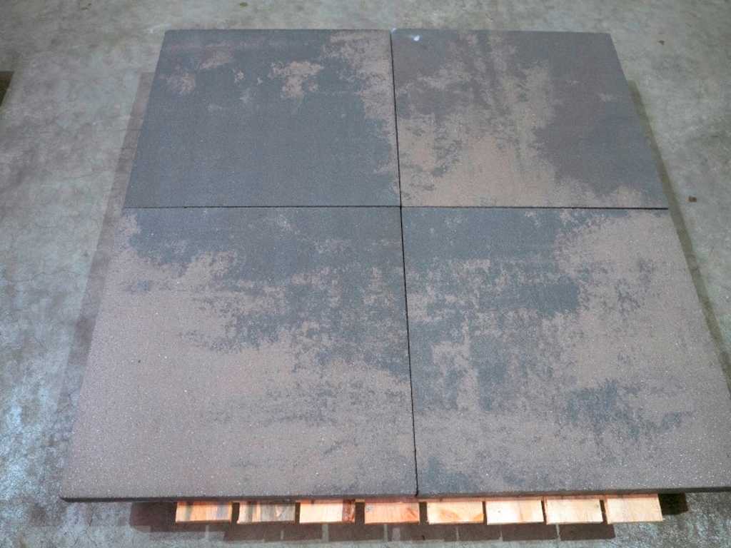 Tegels van beton voor de tuin 46m²