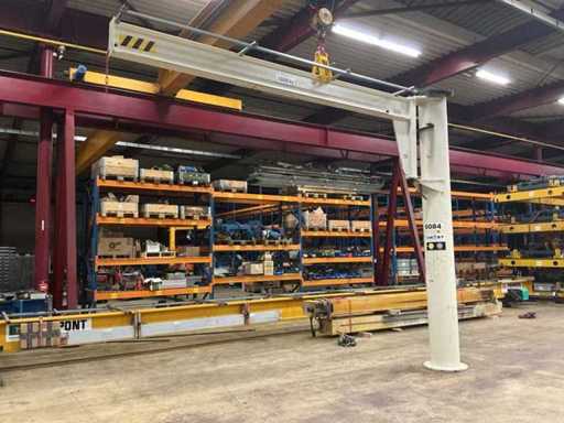 2006 Swart 1.000 KG Säulendrehkran