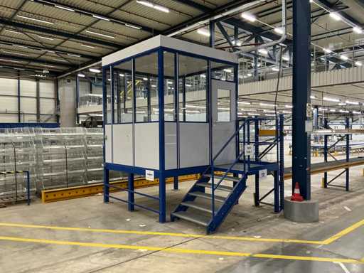 Unité de bureau démontable