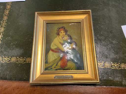 Rococo zelfportret ’Mme VIGÉE Lebrun met haar dochter’