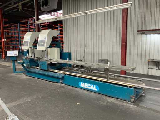 2008 Mecal SW Dubbele verstek afkortcirkelzaagmachine