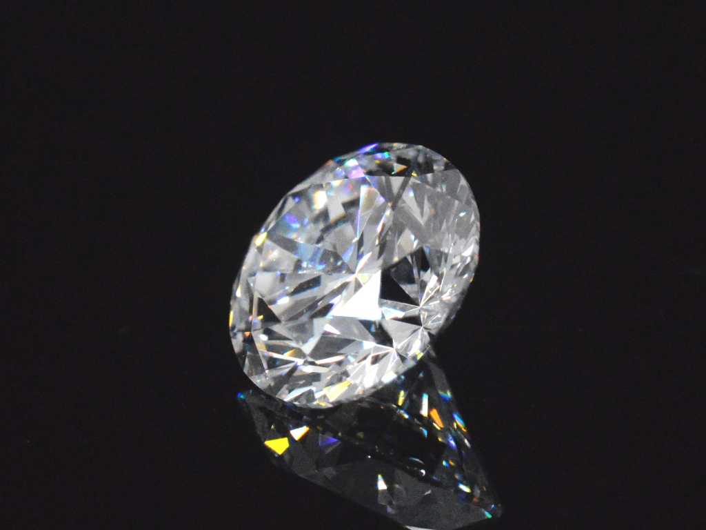 Diamant - 1.02 karaat briljant diamant (gecertificeerd)
