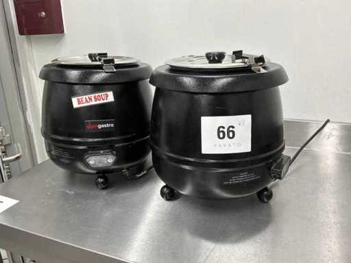 GGM GASTRO SWH9SD Soup Kettle (2x)