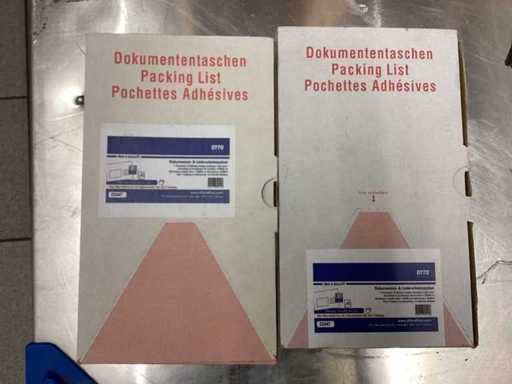 Bolsas largas de documentos DIN, aprox. 100 piezas