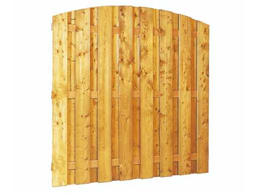 Spruce garden screen with arch 180x180 cm (26x)