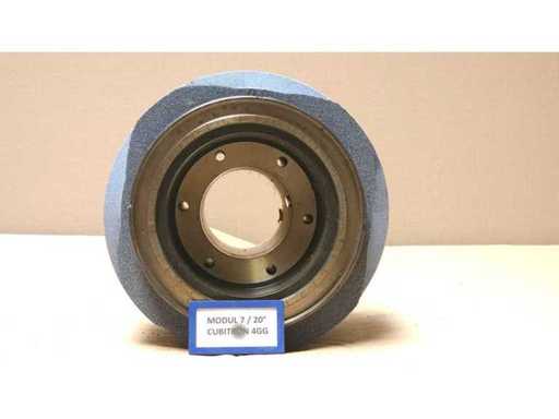 Reishauer RZ 400 / 800 / 1000 - Module 7 EW 20° 4GG Cubitron - Draagflens inclusief slijpschijfflens