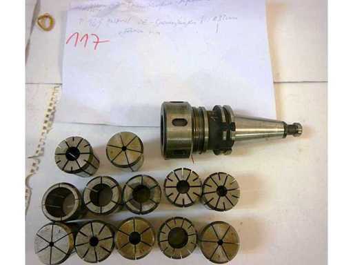 Fahrion - Porte-collettes SK40-OZ incluant 12x collets OZ assortis